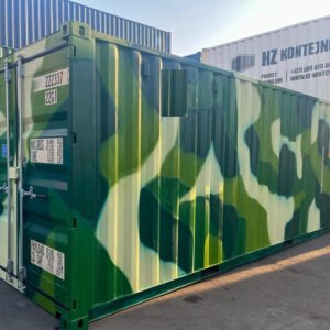 Contenedor Marítimo de 20 Pies – Camuflaje
