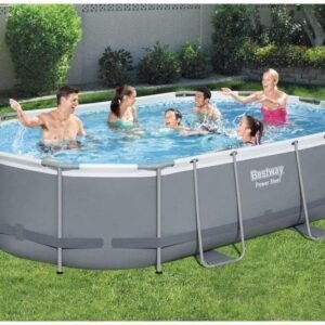 Piscina elevada de acero eléctrico 56448-3 de 488 x 305 x 107 cm&nbsp;