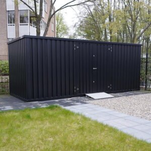 Contenedor de almacenamiento de 5 x 2 metros – con puerta doble&nbsp;