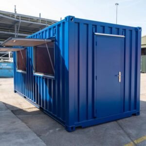 Contenedor de tiendra o quiosco 20 pies con doble trampilla&nbsp;